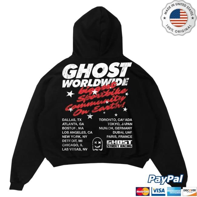 Official Ghost Racing Apparel Ghost Racing Worldwide Tour Top Shirt - Black