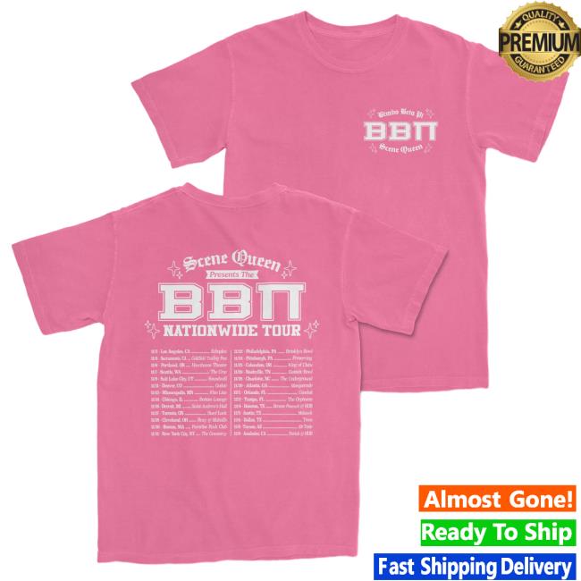 Official Scene Queen Merch Pink Tour Tee