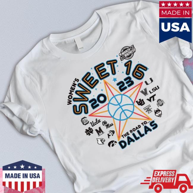 2023 Ncaa Women’S Basketball Tournament March Madness Sweet 16 Group Shirt