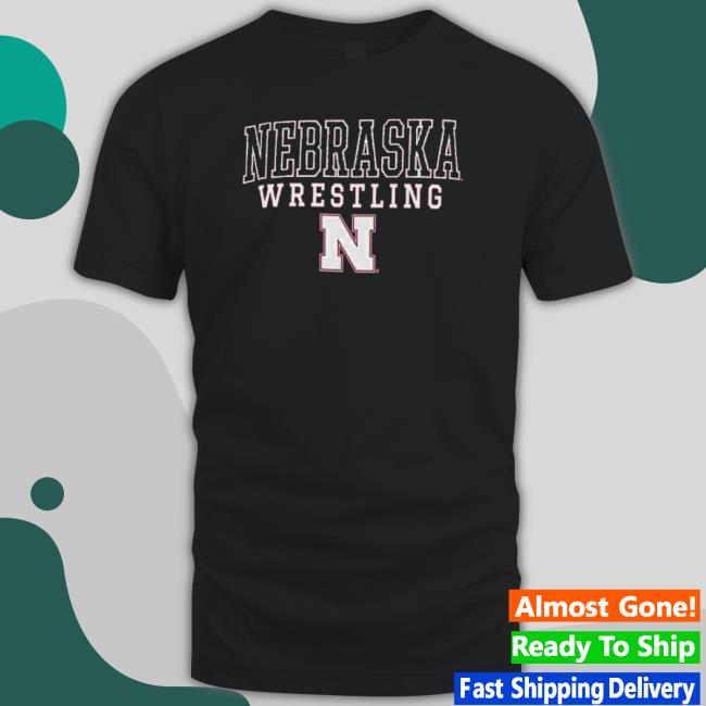 Nebraska Huskers Champion Wrestling Stack Logo Classic Shirt