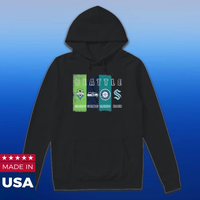 Seattle Sounders Fc Seahawks Mariners And Kraken Shirt