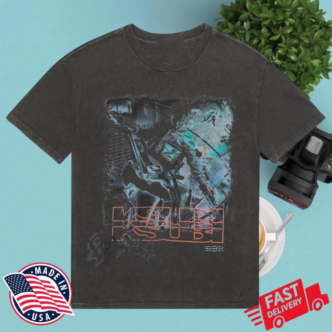 Official 999 Club Juice Wrld Merch Store Ksubi X 999 Super Juice Biggie Ss Tees - Sun Faded Blk 999Club Clothing JuiceWrld