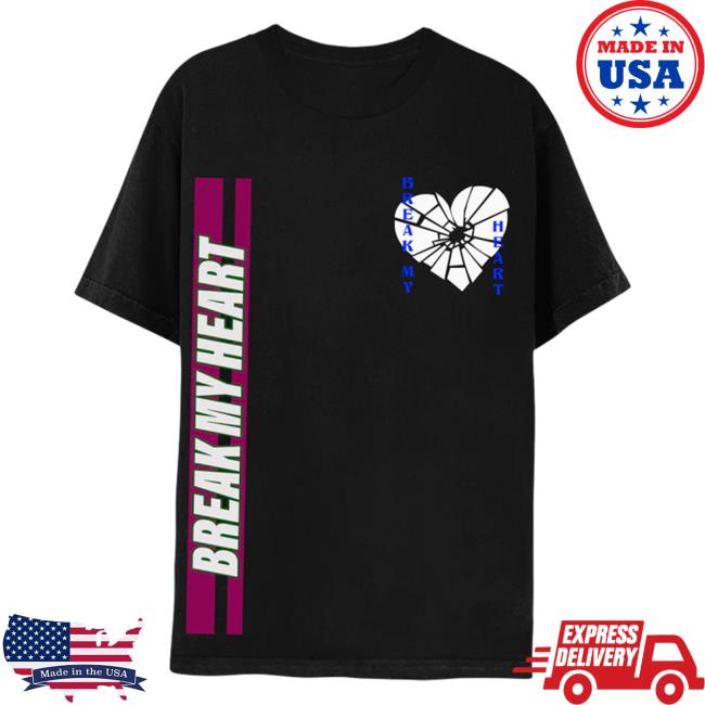 Official Dua Lipa Clothing Store Shop Break My Heart Unisex T Shirt DuaLipa Merch