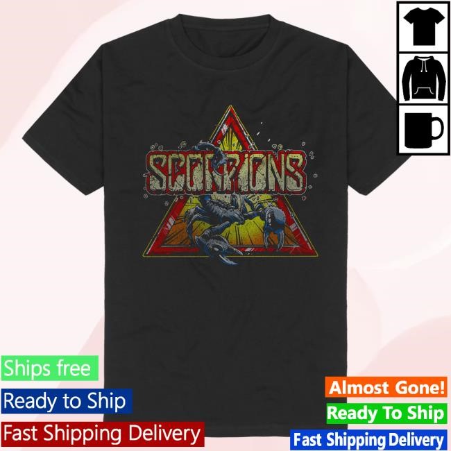 Official Scorpions Store Merch Triangle Scorpion Hot Shirt