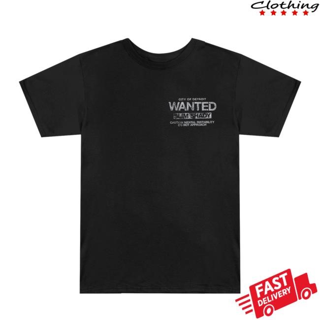 Eminem TDOSS Wanted Poster Shirt Eminem Merch Shop