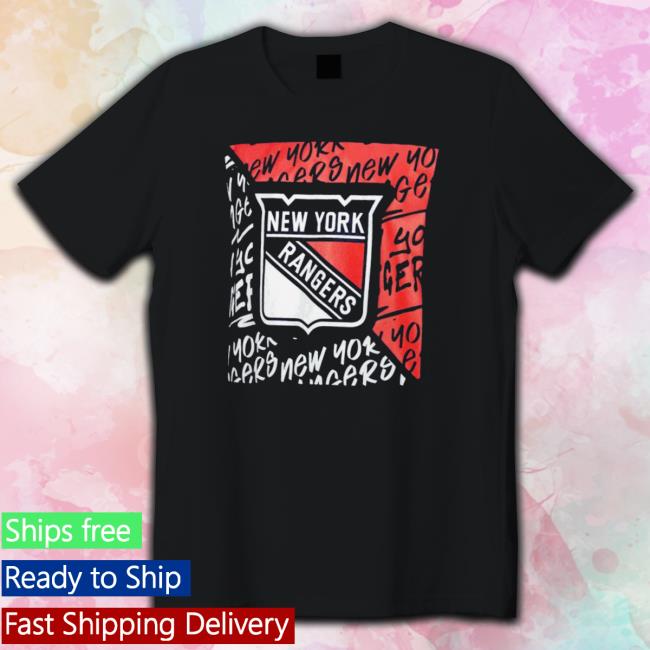 New York Rangers Youth Divide Shirt New York Rangers Youth Divide Shirt