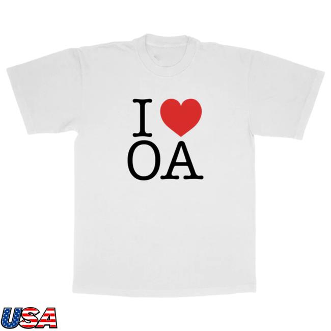 Official Omar Apollo Merch I Love Oa Omar Apollo Live In Nyc Shirt