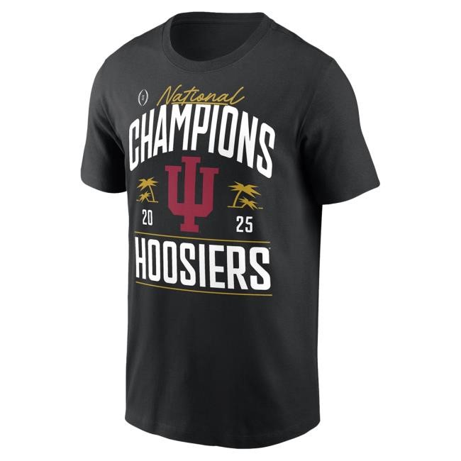 Official Locker Room Indiana Hoosiers NCAA Football Champions Shirt
