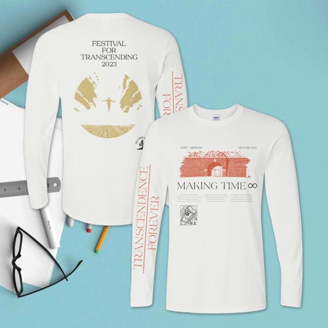 Official Hello Merch Store Making Time All Caps X Making Time Off White Long Sleeve Tshirt Hellomerch