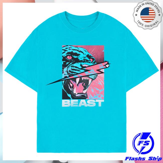 Official Mr Beast Merch Junglist Light Blue Tee