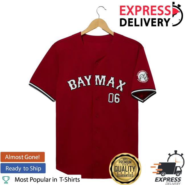 Official Box Lunch Merch Store Box Lunch Disney Big Hero 6 Baymax Baseball Jersey New Shirt BoxLunch Exclusive Box Lunch Apparel Clothing Shop