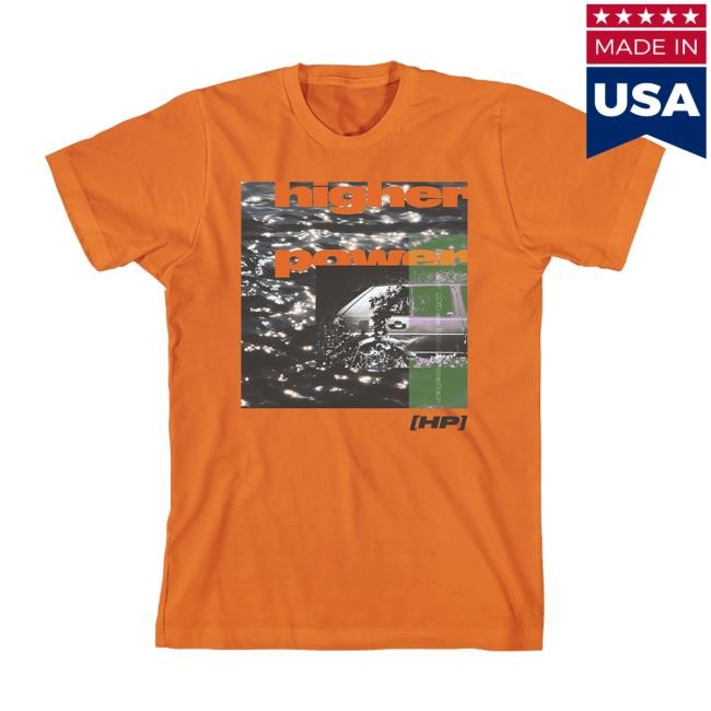 Higher Power Hp Cover Orange Tee