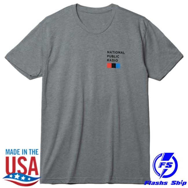 Official NPR Merch Shop NPR Gray Classic New T Shirt