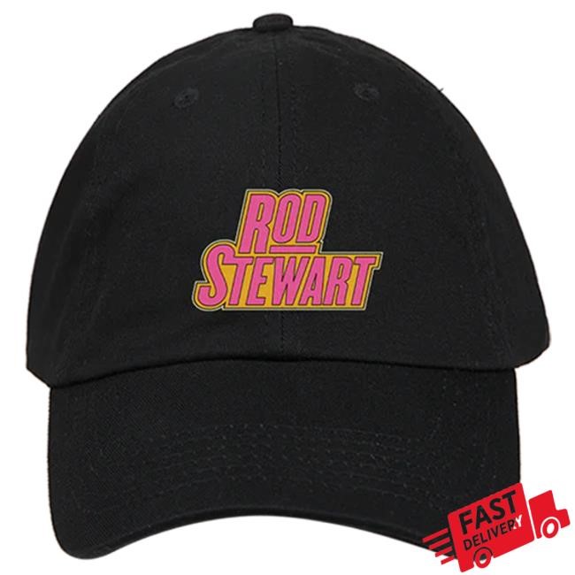 Official Rod Stewart Retro Logo Dad Cap
