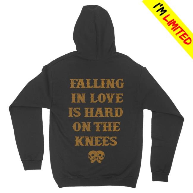 Official Aerosmith Merch Hard On The Knees Hood
