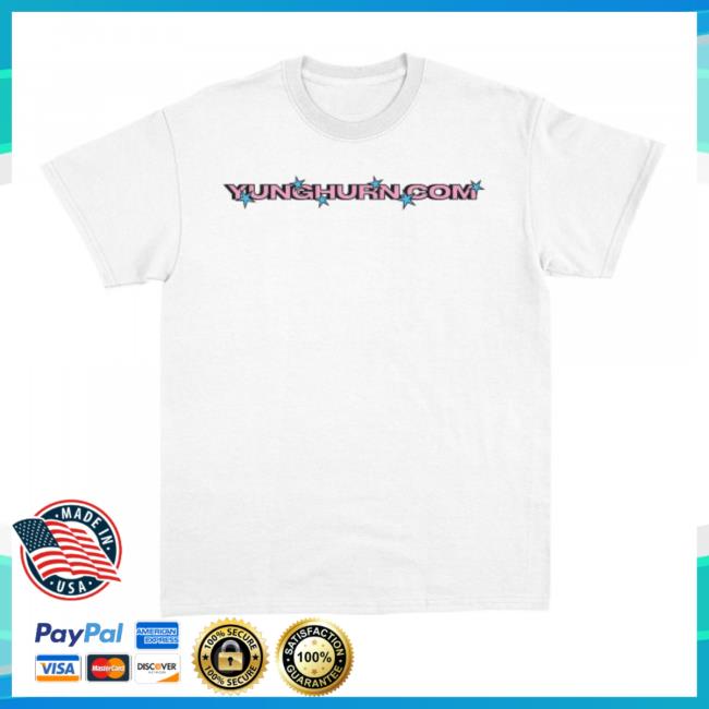 Official Yung Hurn Merch Yunghurncom Pink White Tee