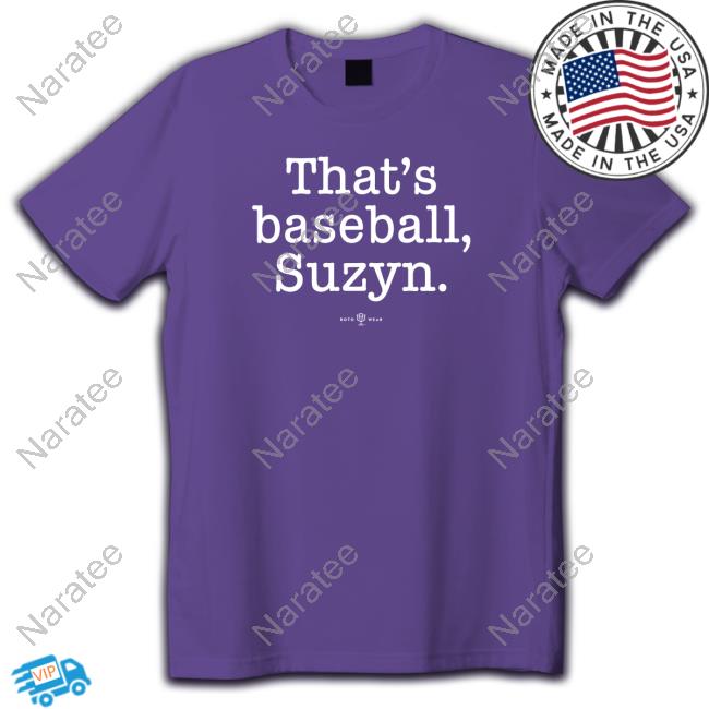 Official RotoWear That's Baseball Suzyn Hoodie