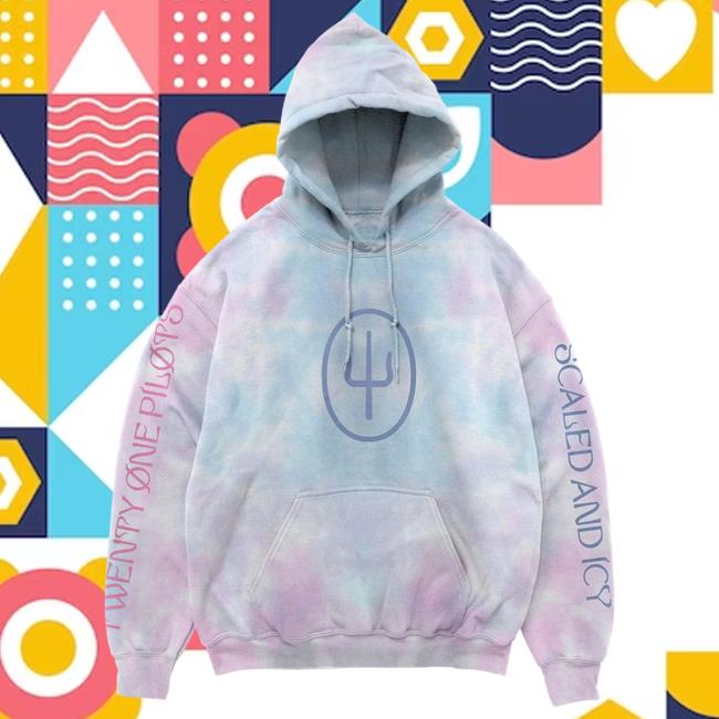 Twenty One Pilots Scaled And Icy Tie Dye Pullover Hoodie