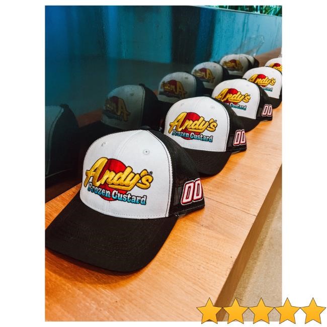 Official Andy's Frozen Custard Cole Custer #00 -Richardson snapback racing Cap
