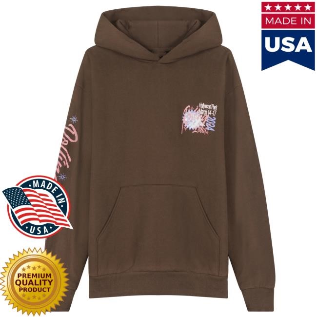 RL LA 24 Bulletin Lineup Hoody Rolling Loud Shop