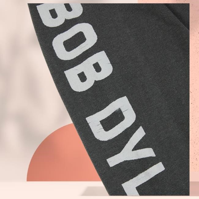 Official Bob Dylan Merch Store Bob Dylan Chair Portrait Long Sleeve Tshirt BobDylan