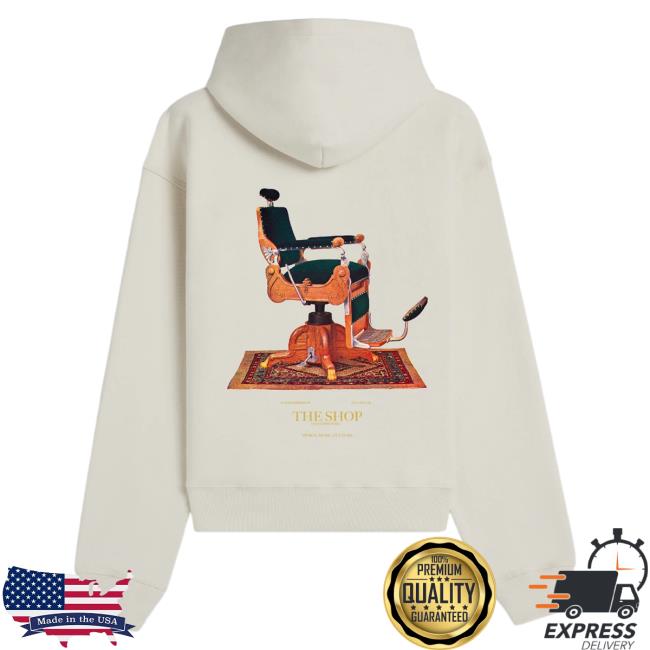 Official Maverick Carter Shop Make Spring Hill Clothing Store The Shop Chair Pullover Sweatshirt Ivory Mavcarter SpringHill