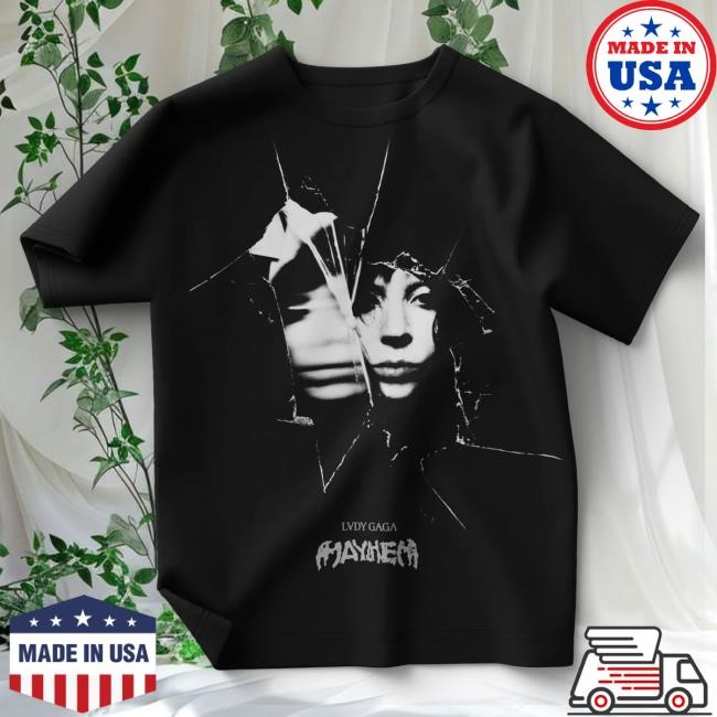 Shattered Photo Tee Lady Gaga Merch Shop