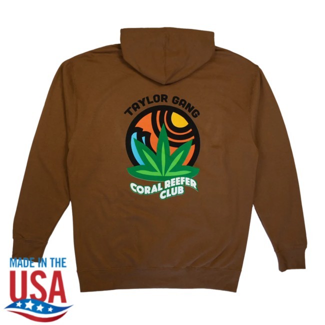 Coral Reefer Sweatshirt Hoodie Taylor Gang Merch