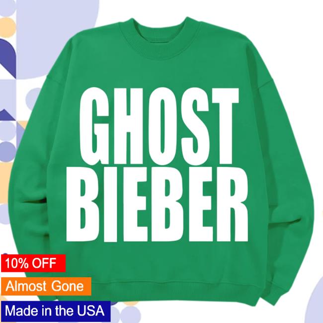 Official Justin Bieber Merch Store Shop Justin Bieber Ghost Bieber Popover Sweatshirt JustinBieber Apparel Clothing