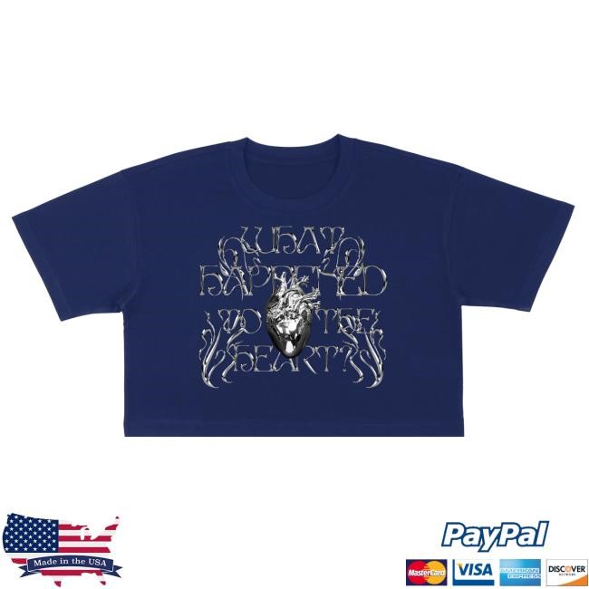 What Happened To The Heart? Cropped Retro Shirt - Aurora | Store Merch
