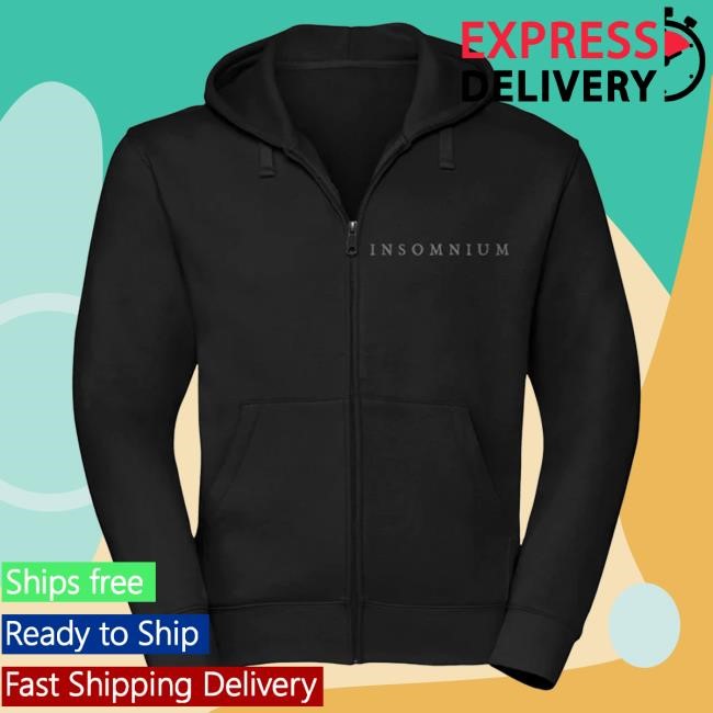 Backstage Rock Shop Insomnium The Blackest Bird, Zip Hooded Sweatshirt