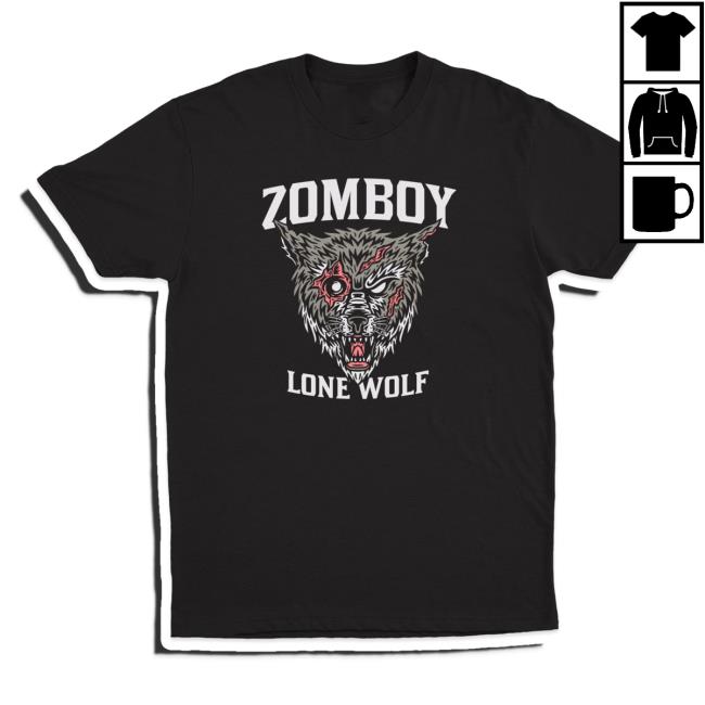 Official Zomboy Lone Wolf Attractive Shirt Official Zomboy Lone Wolf Top Shirt