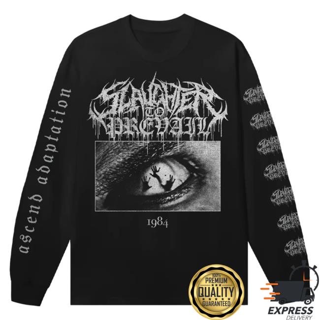 Official Sumerian Records Merch Store Slaughter To Prevail - "1984" Black Shaka Long Sleeve Shirts