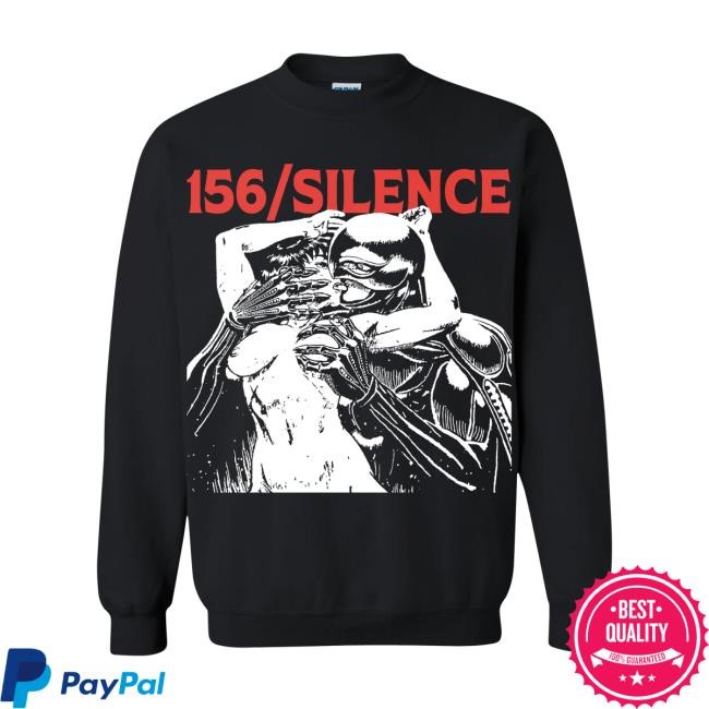 156/Silence - Red Logo Sweatshirt – Down Right Merch