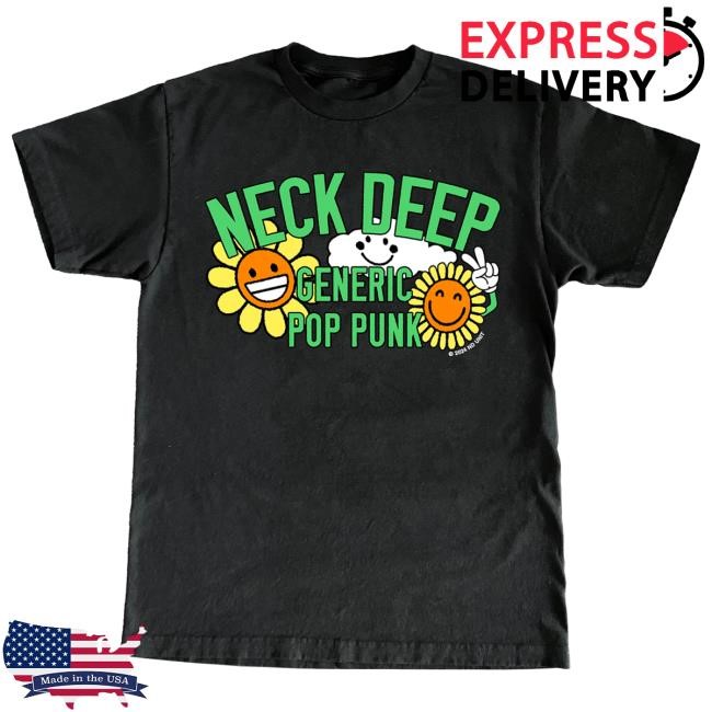 Official Neck Deep Merch Store Generic Pop Punk: The Flower New T-Shirt