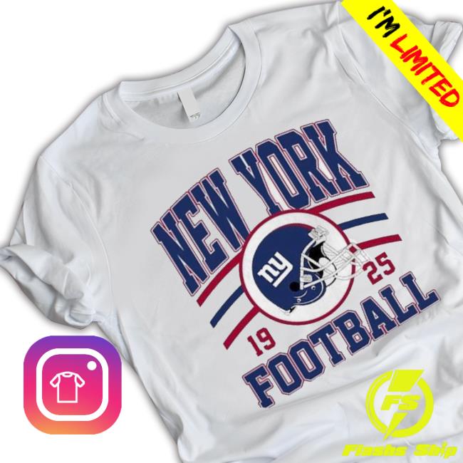 Giant New York Football Crewneck Ny Giant Long Sleeve Shirt