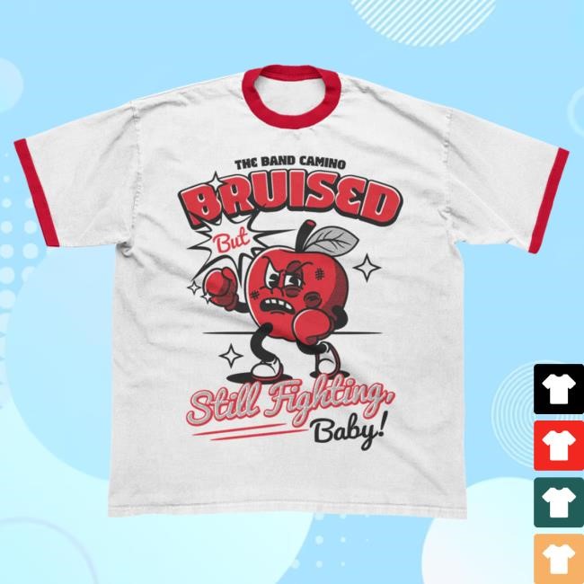 Official The Band Camino Merch Store Bruised But Still Fighting Ringer Tee