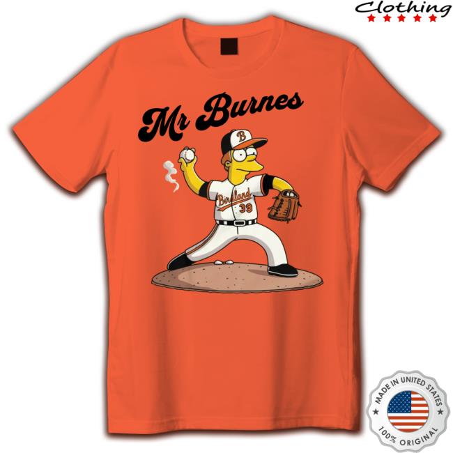 Mr Burns The Simpsons Baseball New Tee