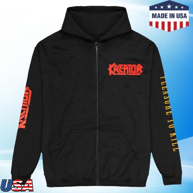 Official Nuclear Blast Merch Shop Kreator - Pleasure To Kill - Zipper Hoody NuclearBlast