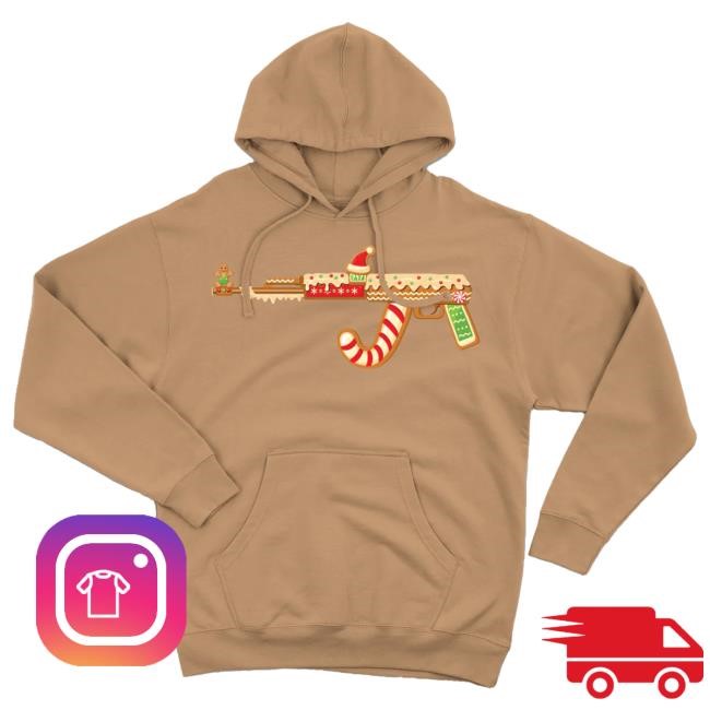 Official 717 Supply Store Shop Gingerbread AK Hooded Sweatshirt