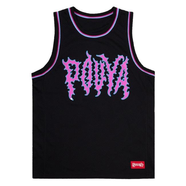 Pouya Sketchy Basketball Shirt Black/Pink