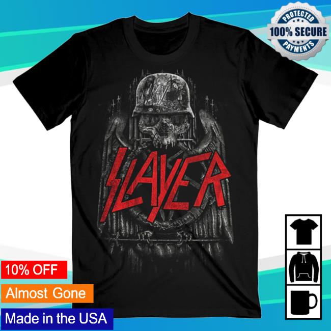 Slayer Clothing Store Shop Merch Skull Collage Tees