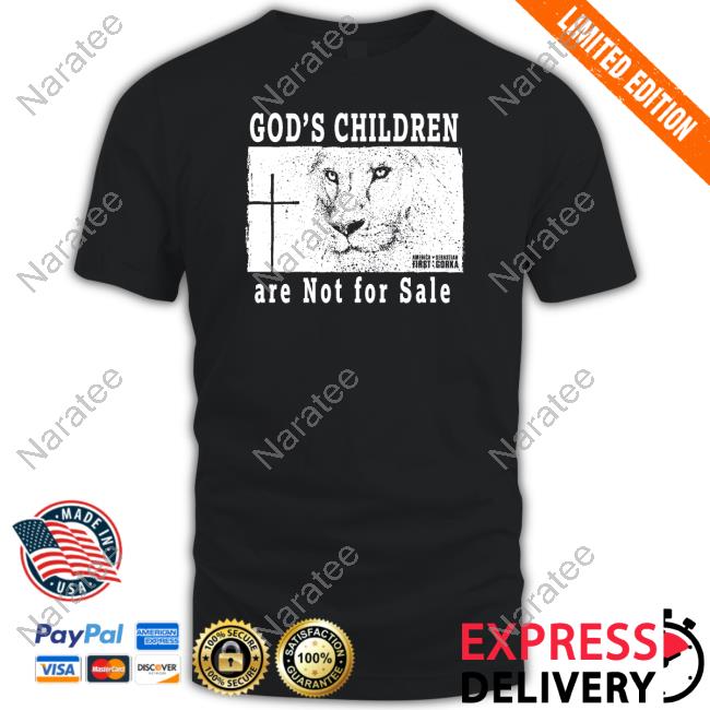 Official Dr. Sebastian Gorka God's Children Are Not For Sale Tee Shirt