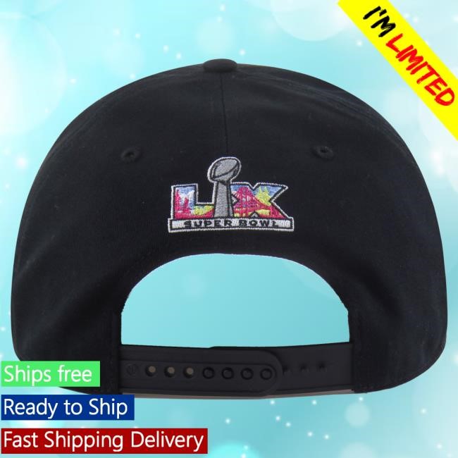 Black Adjustable Hitch Hat Super Bowl LX NFL Football NFL