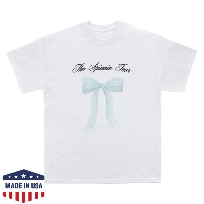 Spinnin Tour Baby Blue Bow Shirt Madison Beer Store