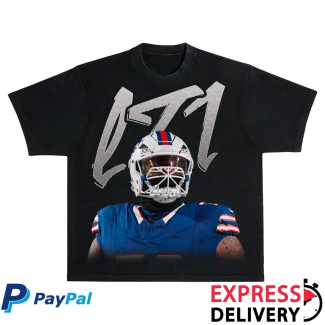 Official Shnow Dion Dawkins LT1 Graphic Oversized Heavyweight Popover Shirt
