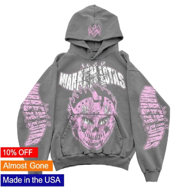 Official Warren Lotas Fiery Glare Hoodies - Grey