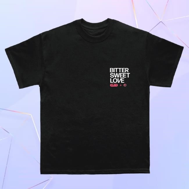 Bitter Sweet Love Tour Black New Shirt - Official James Arthur Merch Store Jamesarthurofficial Shop