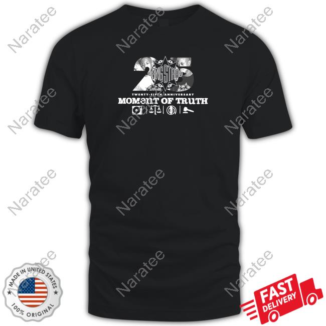 Official Gang Starr Merch Moment Of Truth 25Th Anniversary Shirt