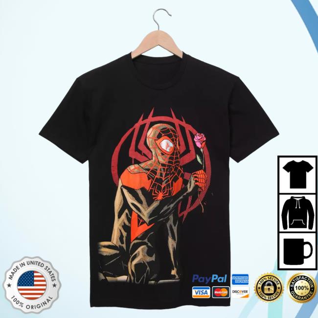Official Box Lunch Merch Store Box Lunch Marvel Spider-Man Miles Morales Couples Popover Shirt BoxLunch Exclusive Box Lunch Apparel Clothing Shop